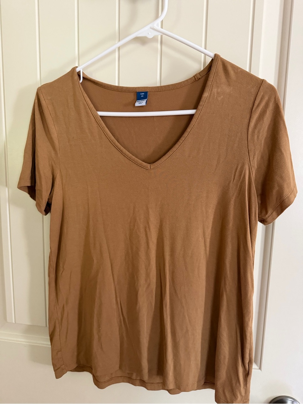 Old navy Women's V-Neck Short Sleeve Top - Brown